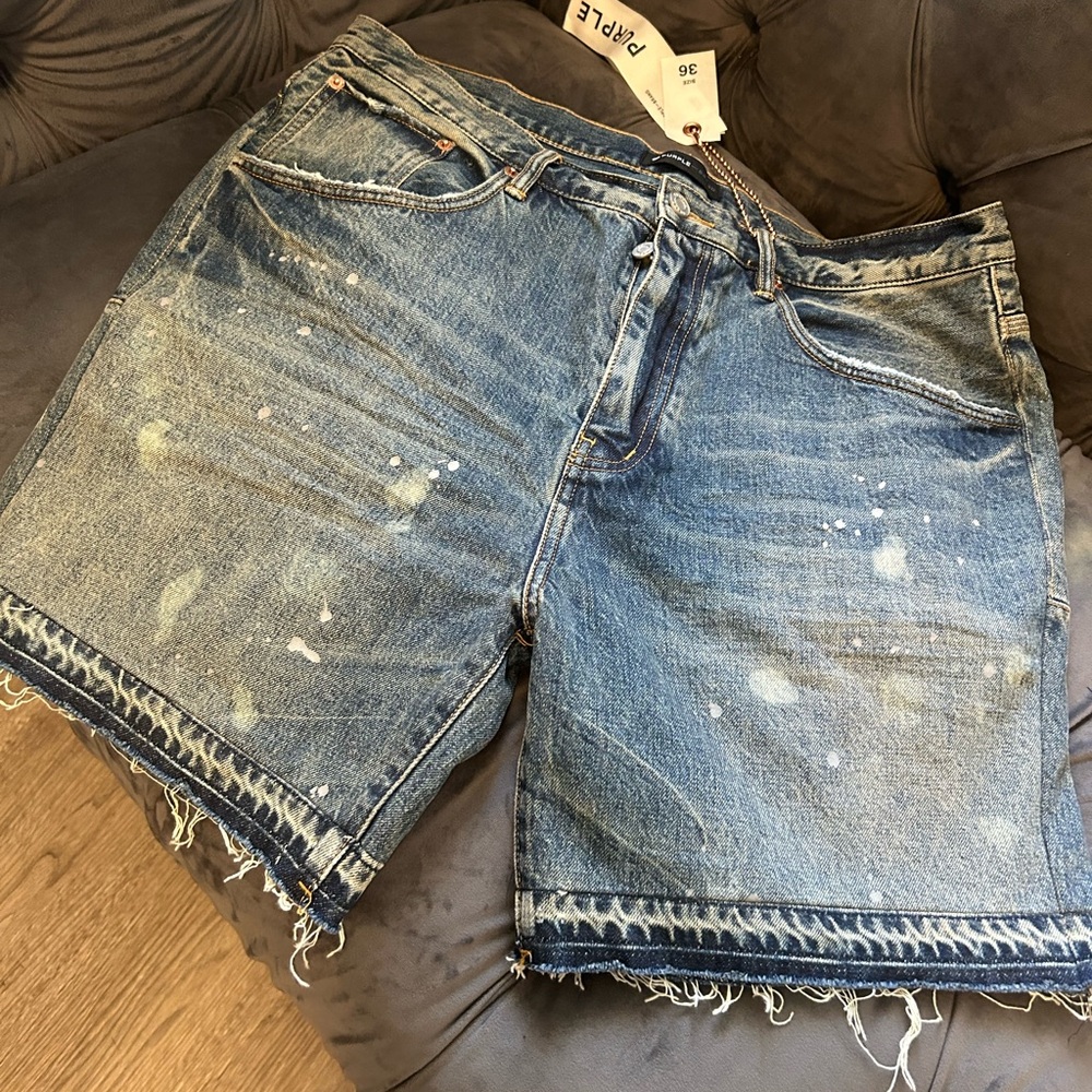 Size 36 purple brand jeans shorts size 36 almost brand new come with all tags